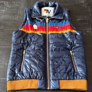 Aviator Nation 5 stripe vest